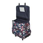 Cartable roulettes 41 cm Tann's Floriane fleurs  43262 couleur multicolore, profil intérieur