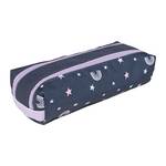 Trousse Double Tann's Giulia avec patchs gomme 12329 couleur bleu/violet, vue de dos