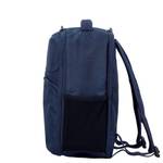 Petit sac à dos de voyage 40cm (taille Ryanair) MX15 Bleu Marine profil poche filet