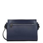 Sac trotteur zippé Lancaster Sierra en cuir 438-007-BLEUFONC (Bleu foncé) dos