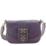 Sac bandoulière en cuir BIBA Cody COD1L couleur MORADO, vue de face