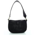 Sac bandoulière en cuir BIBA Cody COD1L couleur NEGRO (noir), vue de dos