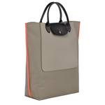 Sac cabas porté main M Longchamp Re-Play 10264093266 Argile côté