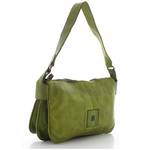 Sac bandoulière Biba Boston BT18 VE/CL couleur vert clair vue de côté