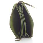 Porte-monaie Biba Kansas KA5 VE/CL couleur vert clair ouvert