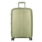 Valise 4 roues extensible Jump Évaé 70/83 L EV24VERT couleur vert, vue de face