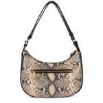 Sac porté épaule Lancaster imprimé python Exo Aria 524-110 MU/PY couleur multi python, vue de dos