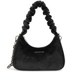 Sac besace Velvet Chouchou Lancaster 518-019-NOIR, couleur noir, vue de face