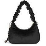 Sac besace Velvet Chouchou Lancaster 518-019-NOIR, couleur noir, vue de dos