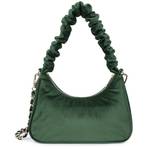 Sac besace Velvet Chouchou Lancaster 518-019-VE/FO, couleur vert foncé, vue de dos