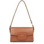 Sac trotteur Lancaster rabat aimanté Paris PAD 480-054 CAMEL couleur camel, vue de face