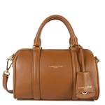 Sac polochon Zippé Lancaster Milano Ana 547-102-CAMEL, couleur camel, vue de face