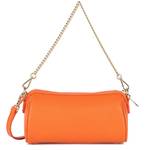 Sac trotteur zippé Lancaster Milano Ana 547-100-ORANG, couleur orange, vue de dos