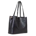 Sac porté épaule Valentino Bags  Lio Re VBS8AD01 001 couleur noir, vue de dos