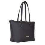 Sac shopping Valentino Bags effet grainé Naif Re VBS8AE01 001 couleur noir, vue de profil