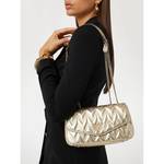 Sac bandoulière Guess Adelard HWGM950221-GOL, couleur or, porté