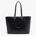 Sac cabas Lacoste Maheki NF4715MH 000, couleur noir, vue de dos