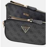 Mini sac Guess bandoulière Noelle logo 4g HWBG7879710CLO noir multi vue de près