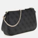 Mini sac Guess bandoulière Noelle logo 4g HWBG7879710CLO noir multi vue de dos