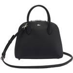 Sac bugatti référence NF4762DZ Lacoste couleur noir vue de face avec bandoulière