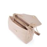 Sac porté épaule à rabat Valentino Bags PRIVILEGE VBS8DN10 005, couleur beige, ouvert