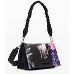 Sac bandoulière Desigual imprimé floral Dortmund 24WAXP58 2000 couleur noir, vue de côté