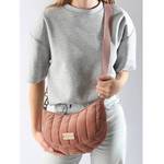 Sac bandoulière femme Woomen Ixora WIXO01 ROSE couleur woorose, porté