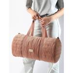 Sac porté main velours Woomen Ixora WIXO12 ROSE, couleur rose, mannequin