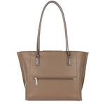 Petit sac cabas poche enveloppe  Lancaster Maya 517-29- TAUPE couleur taupe, vue de dos