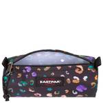 Trousse simple Eastpak Benchmark Authentic Beastimal Black (Noir avec motif léopard multicolore) EK000372 6O5 ouverte