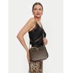 Sac bandoulière Guess imprimé logo Arlena HWPS933604 MLO couleur marron, porté mannequin