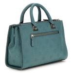 Sac à main Guess logo 4g pivoine Cresidia HWPG9349060 TEA  couleur bleu clair, vue de dos