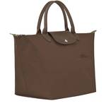 Sac porté main M Longchamp Le Pliage Green L1623919 813 couleur terre, vue de profil