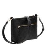 Sac bandoulière Guess à fermeture zippé Gerty Girlfriend HWPD9529120 BLA, couleur noir, vue de profil