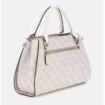 Sac porté main Guess imprimé logo 4G Noelle  HWBD7879070 DVL  couleur blanc, vue de profil