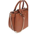 Sac porté main Guess à breloques Fedora HWBG9519090 COG couleur cognac,vue de près