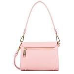 Mini sac trotteur Lancaster à rabat Paris PAD 480-059 RO/FU  couleur rose fumé, vue de dos