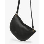 Sac bandoulière Etrier en cuir M Tradition ETRA024M 709028 (Noir) vue de profil