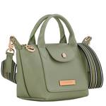 Sac porté main en cuir  XS Longchamp Pliage Xtra  L1500HFZ 466 (couleur Laurier) vue de profil