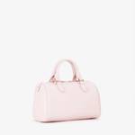 Sac bowling Valentino Bags effet grainé VBS8P924 030, couleur rose, vue de dos