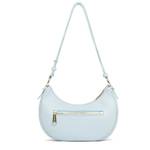 Sac bandoulière Lancaster S Milano Aria 480-070-BL/FU couleur bleu fumé, vue de dos