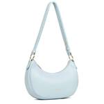 Sac bandoulière Lancaster S Milano Aria 480-070-BL/FU couleur bleu fumé, vue de profil