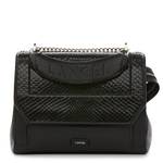 Sac rabat python Lancel Ninon moyen A0937010TU noir