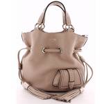 Petit sac seau cuir Lancel Premier Flirt A10109 KR couleur nude  vue de face