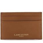 Petit porte-cartes cuir grainé Lancaster Dune 129-20-CAMEL Camel vue de face