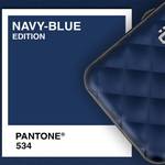 Porte-cartes Ogon Quilted matelassé button QB Navy Blue nouveau coloris !