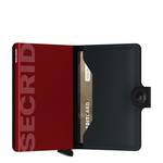 Porte-cartes Miniwallet Matte Secrid MM Black/Red ouvert