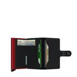 Porte-cartes Miniwallet Matte Secrid MM Black/Red espace billets