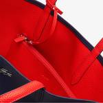 Sac cabas Lacoste Anna réversible bicolore avec pochette NF2142AA-B50 Marine, Rouge vue intérieure avec pochette amovible