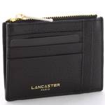 Grand porte-cartes zippé Lancaster Dune 129-22-NOIR Noir vue de côté